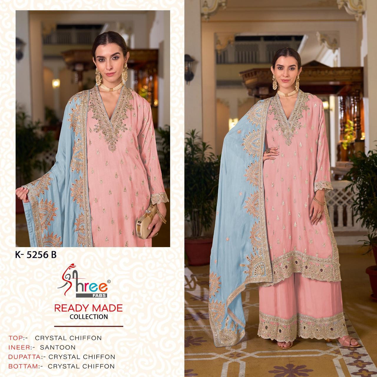 R 5256 By Shree Fabs Pakistani Readymade Suits Wholesalers In Delhi